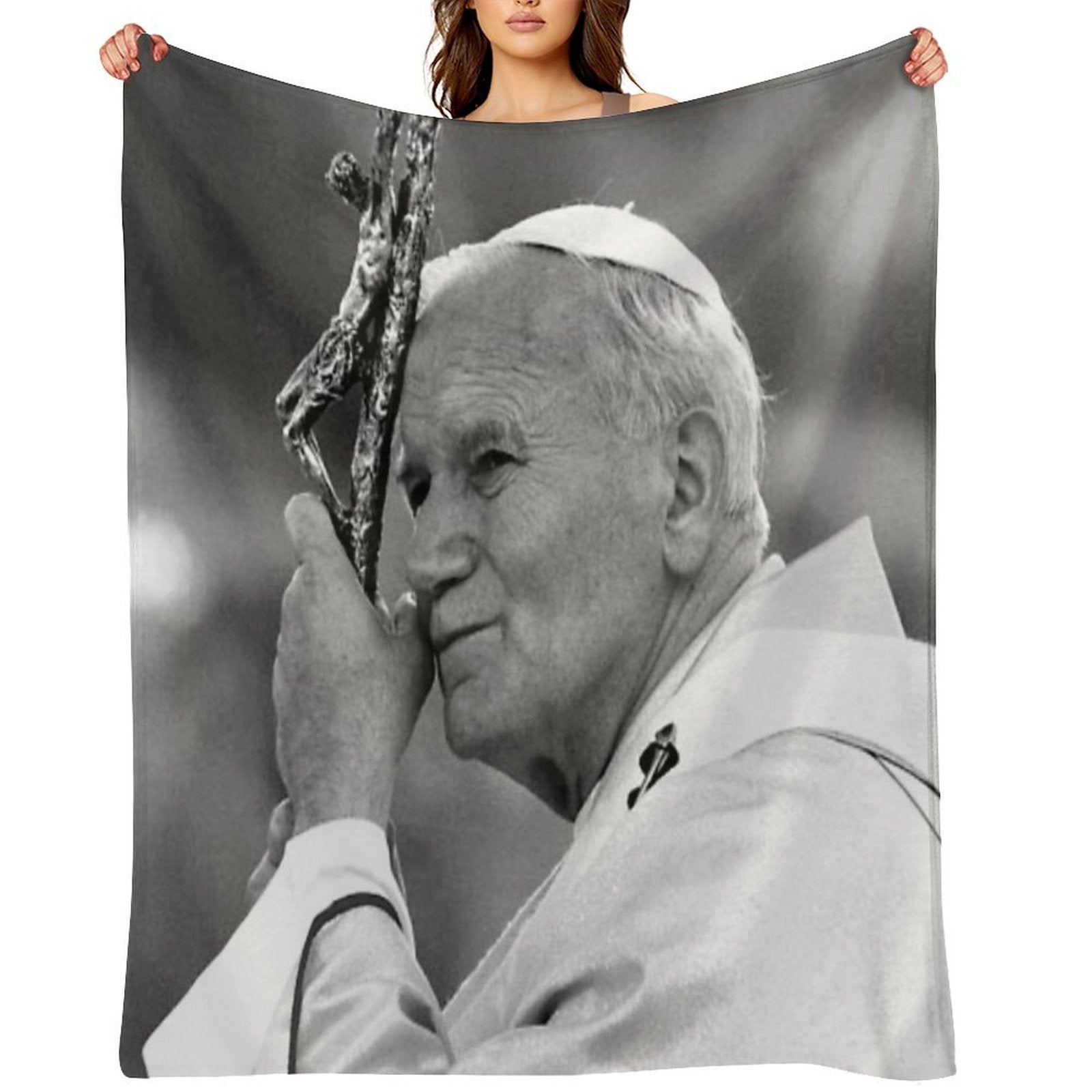 Pope John Paul II Comfort Throw Blanket
