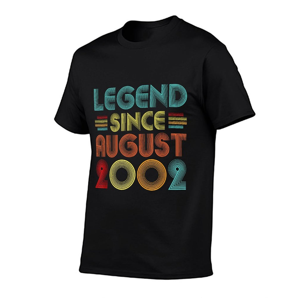 Legend Since August 2002 Vintage 21 Years Old 21st Birthday  Breathable T-Shirt