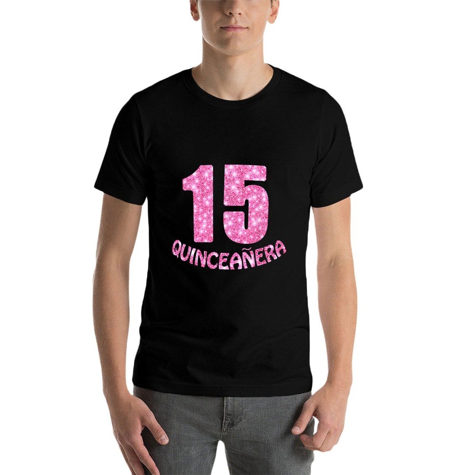 La Quinceanera 15th Birthday  Oversized Silhouette T-Shirt