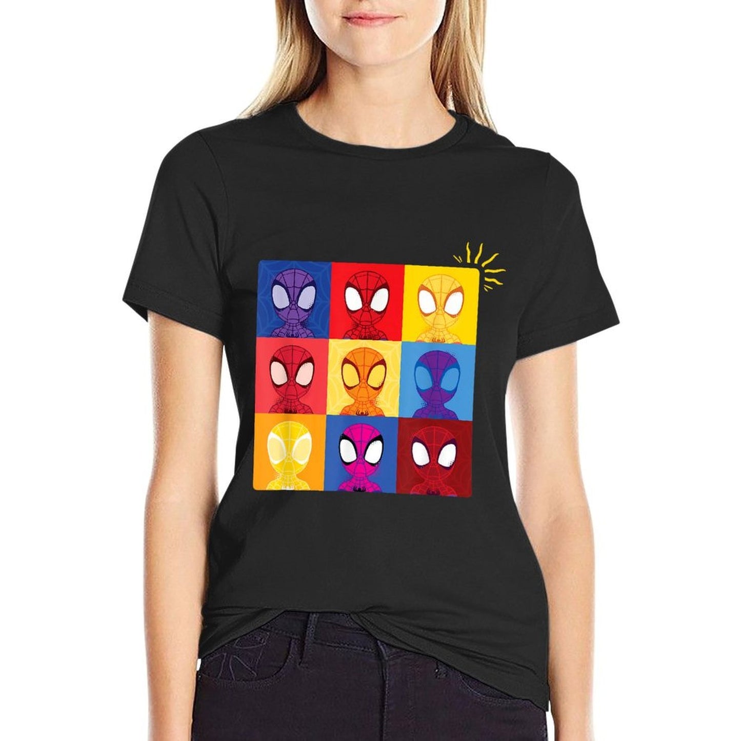 Marvel Spidey And His Amazing Friends Spider-Man Sense  Versatile T-Shirt