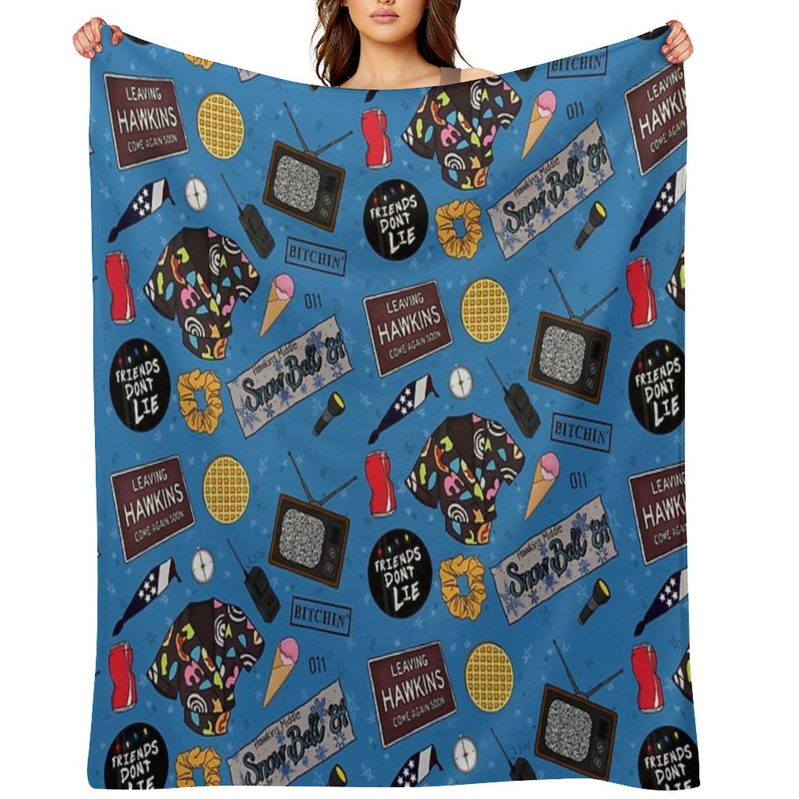Eleven Character Collage • ST Anti-pilling Throw Blanket