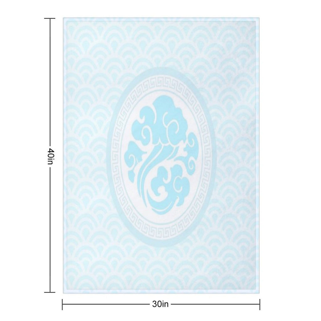 Gusu Lan Logo All-season Throw Blanket