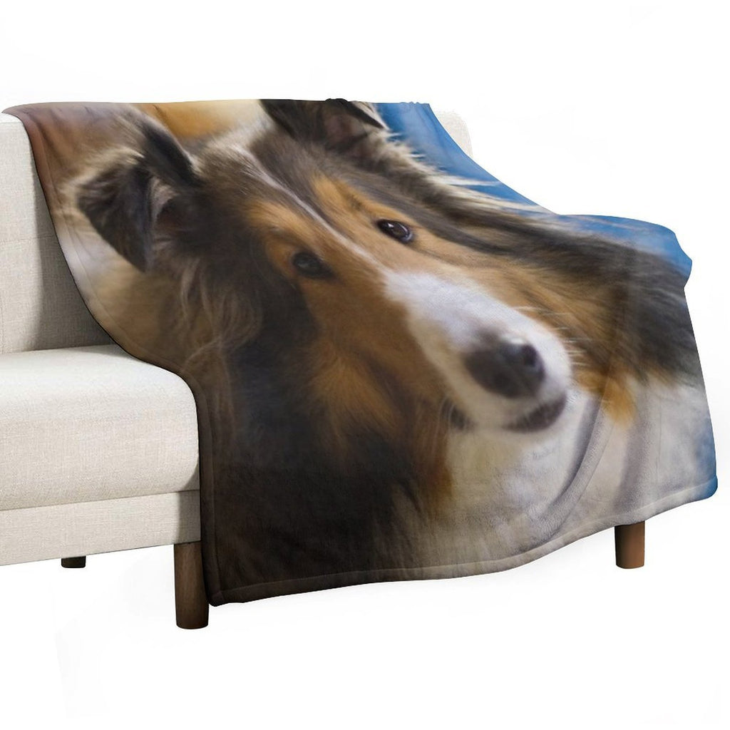 Sheltie Eco-conscious Throw Blanket
