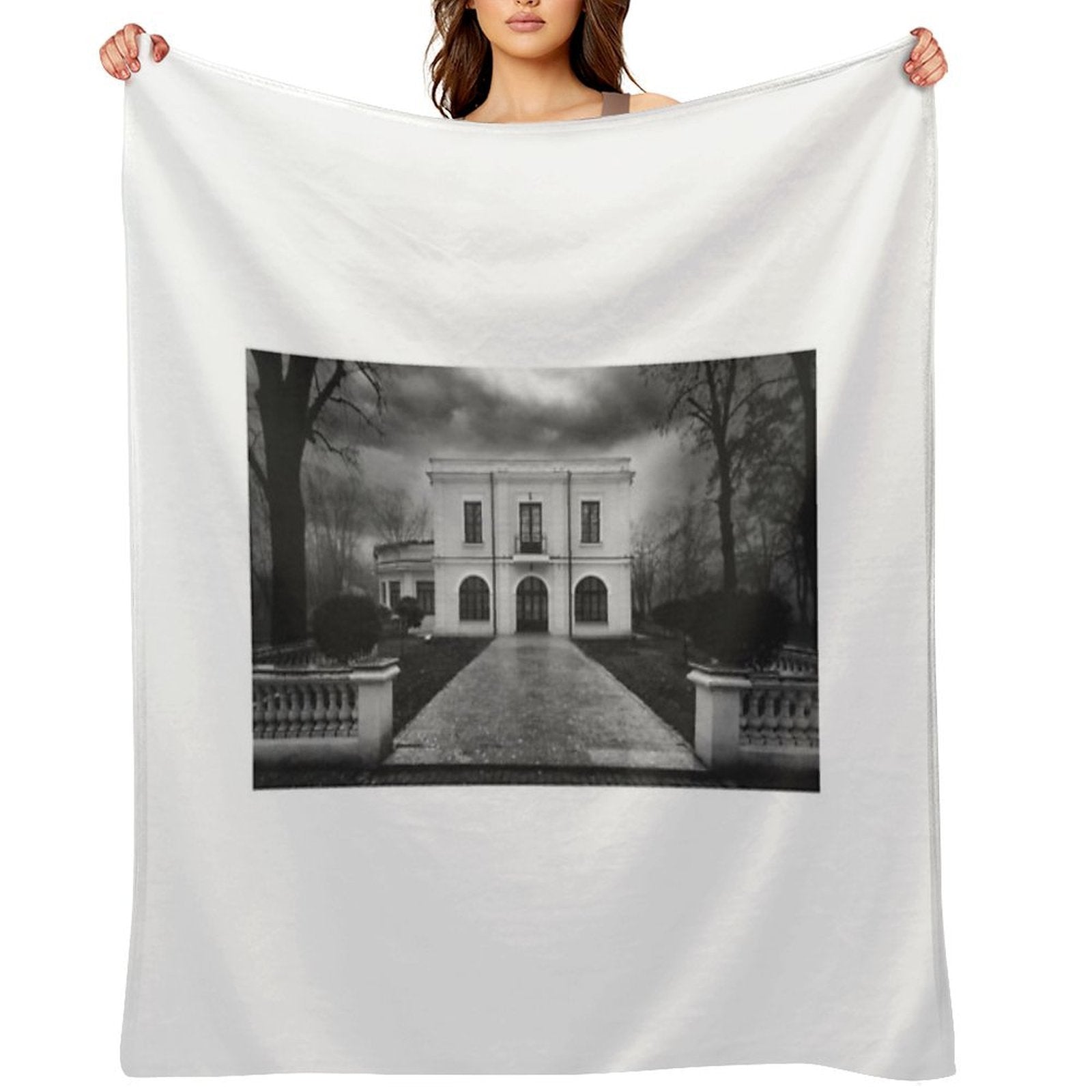Bibesco Mansion Eco-conscious Throw Blanket