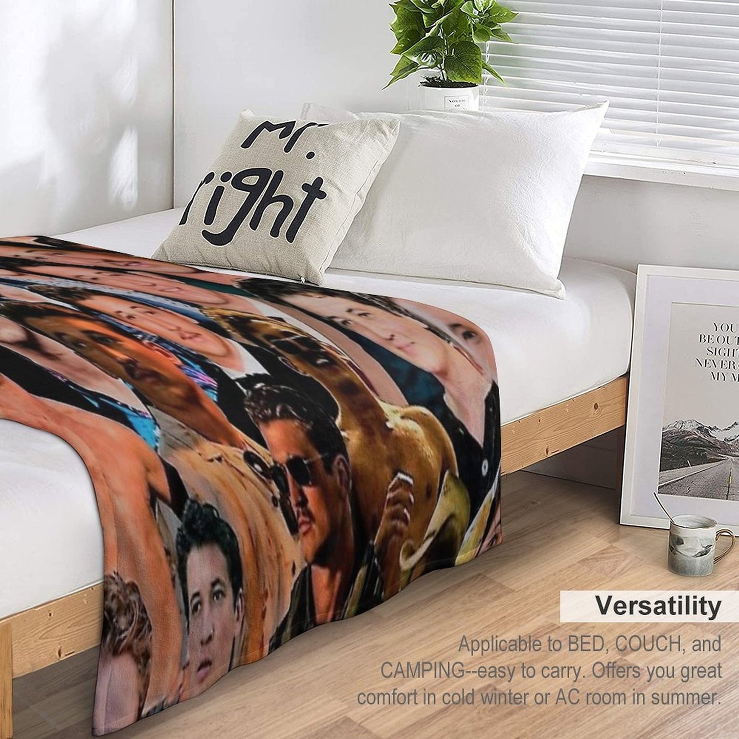 Miles Aesthetic College Versatility Throw Blanket