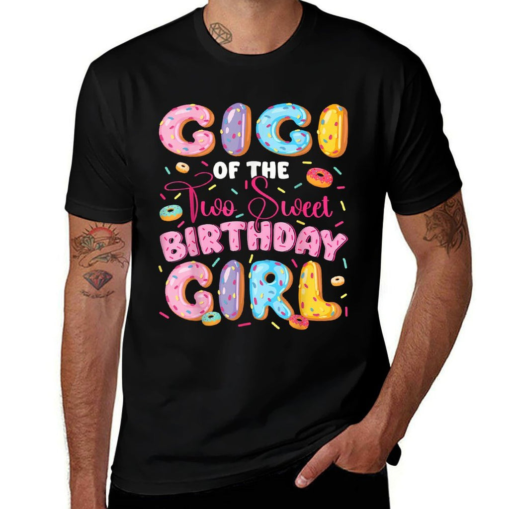 Gigi Of The Two Sweet Birthday Girl Donut 2Nd Birthday  Eco-friendly Material T-Shirt