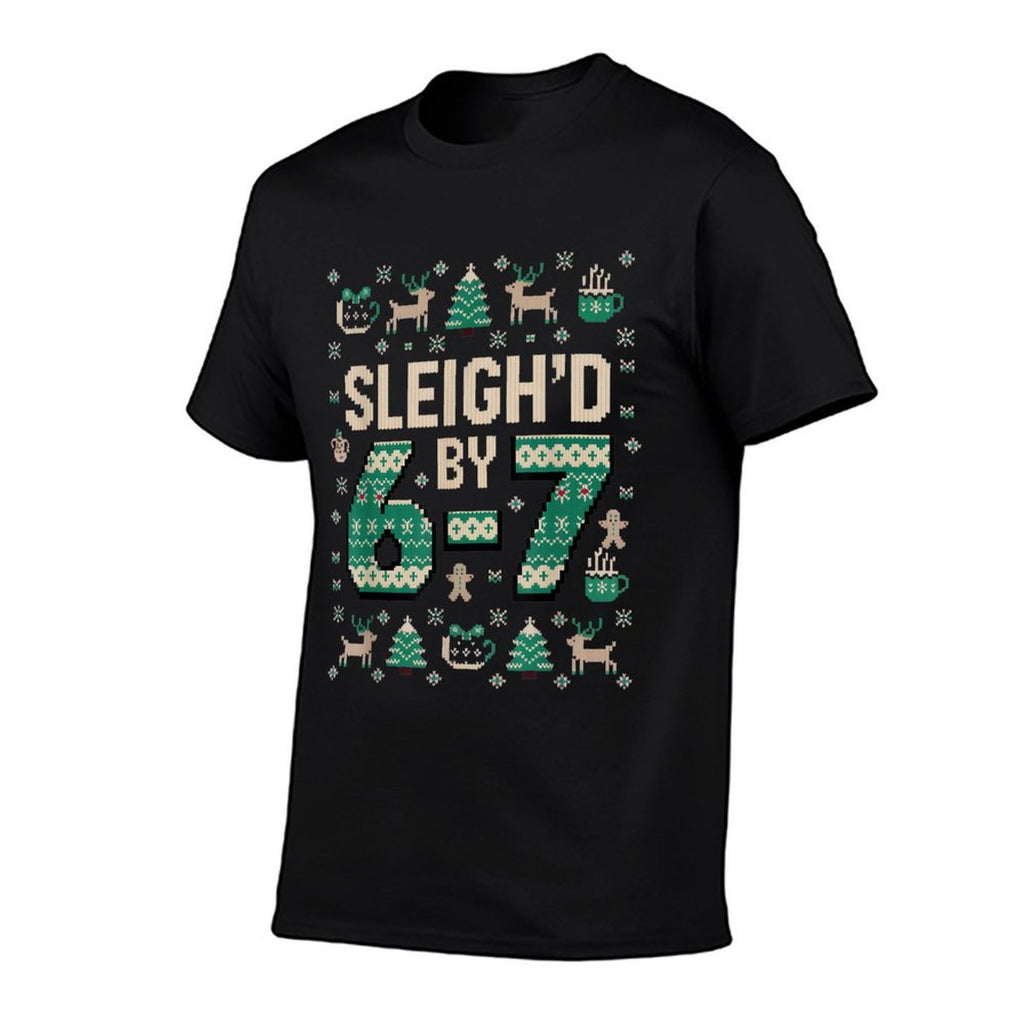 6-7 Christmas Ugly Sweater Six Seven Xmas 67 Meme Santa ElfS Comfortable T-Shirt