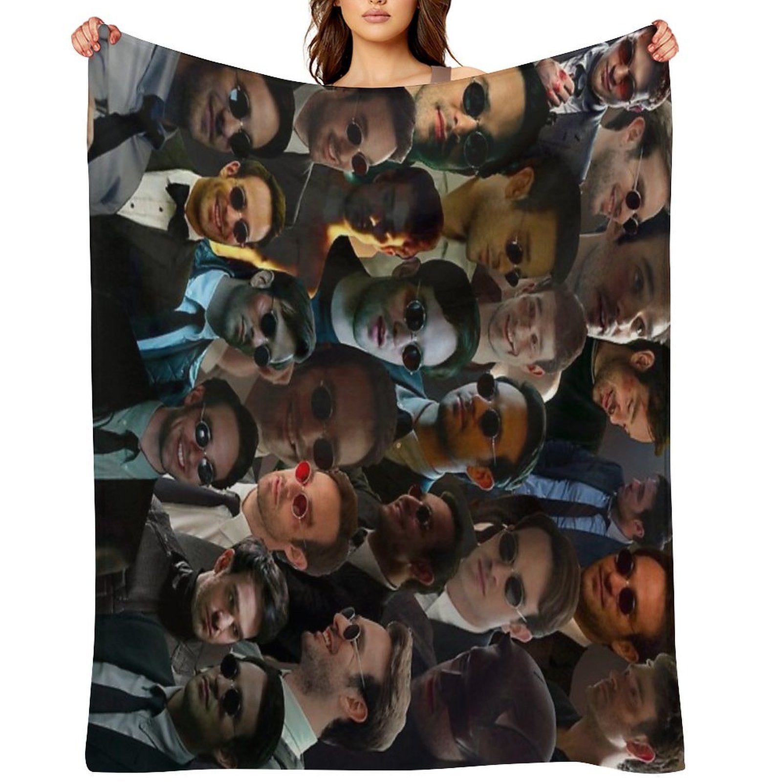 Devil Dare Photo Collage Comfort Throw Blanket
