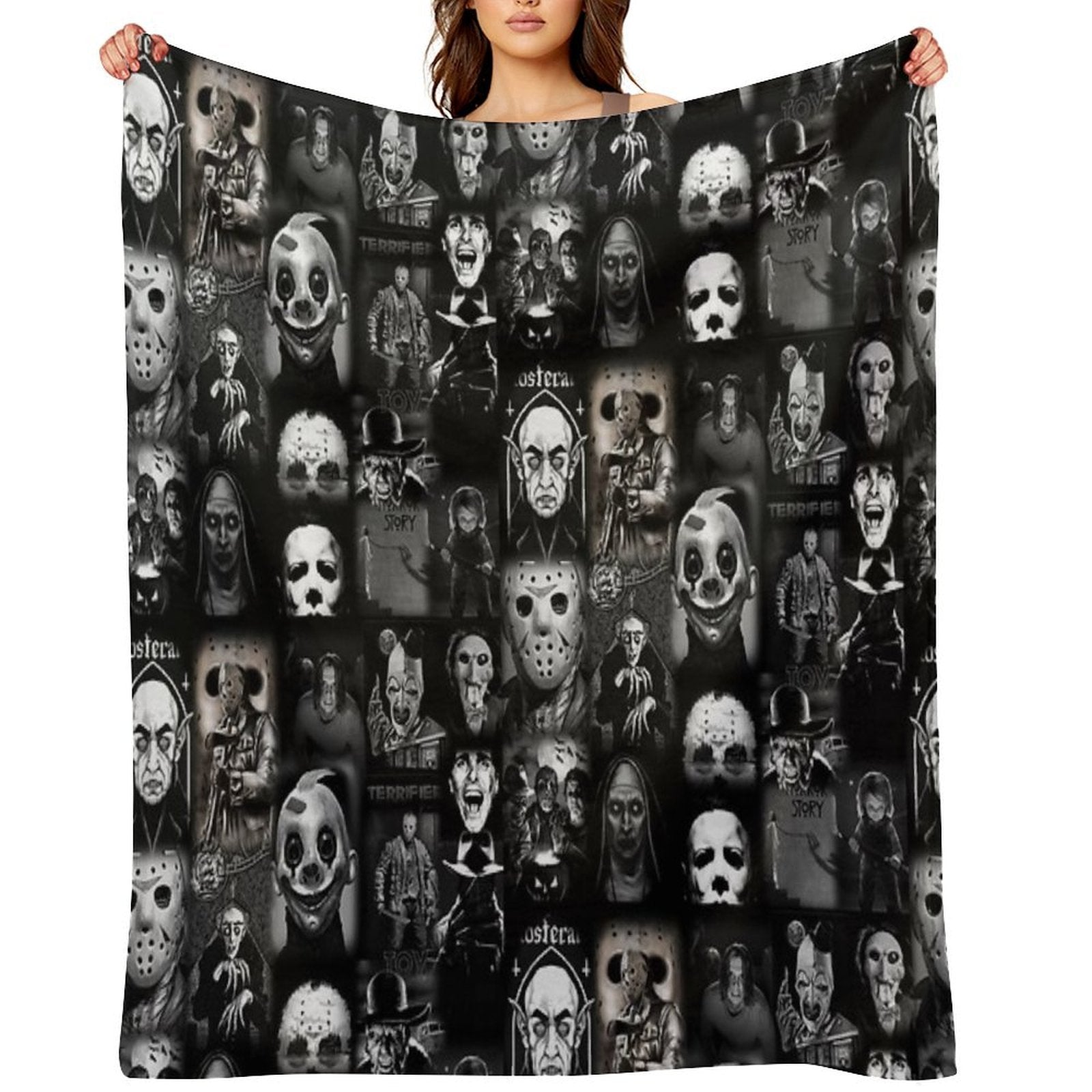 Horror Anti-pilling Throw Blanket
