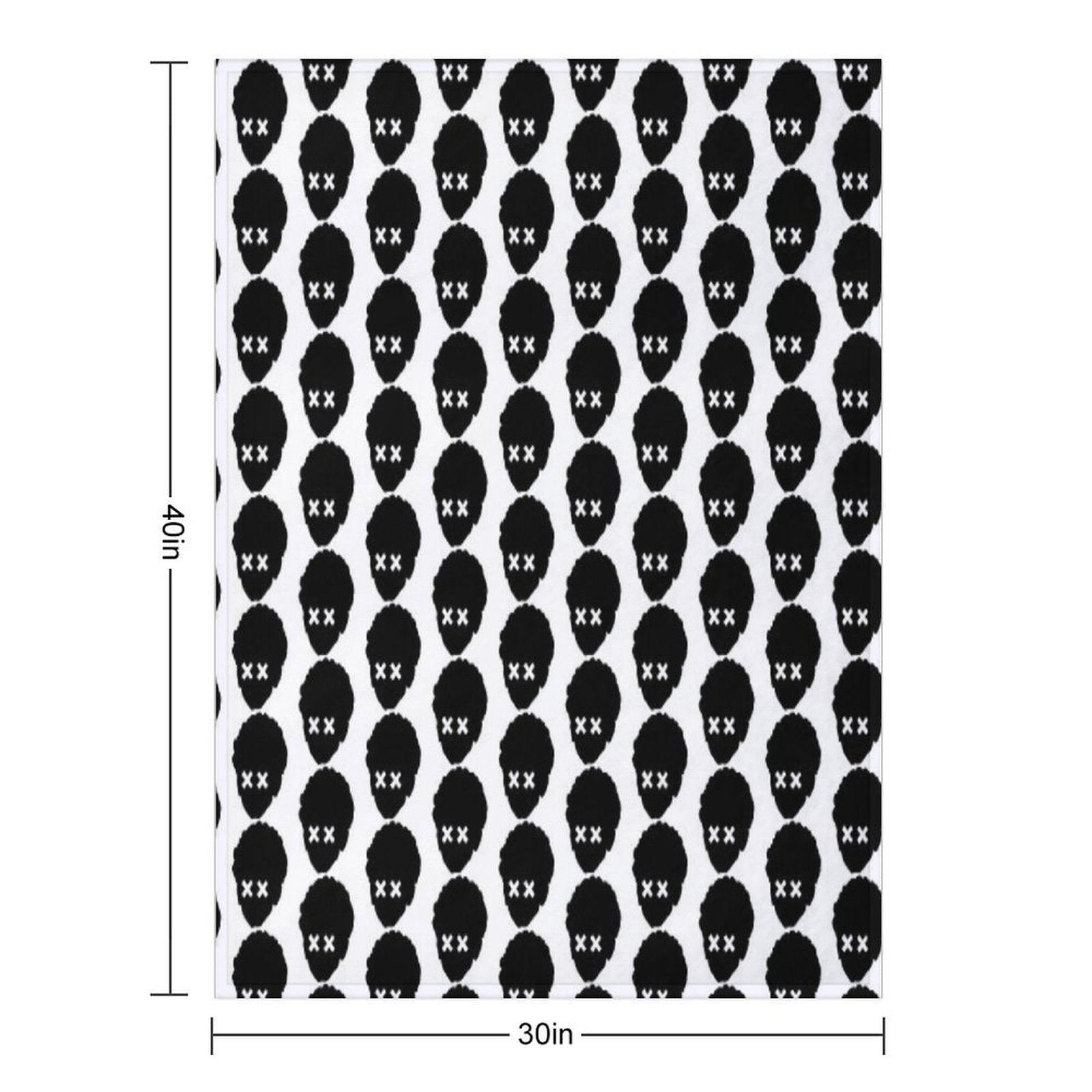 Grandson XX Logo Easy Care Throw Blanket