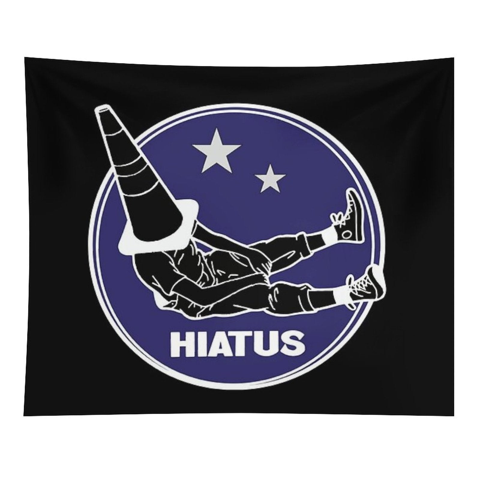 Cone Face Hiatus Logo Tapestry