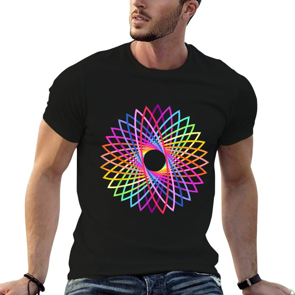 Geometric Kaleidoscope Mesmerizing Modern Abstract Patt  Moisture-wicking T-Shirt