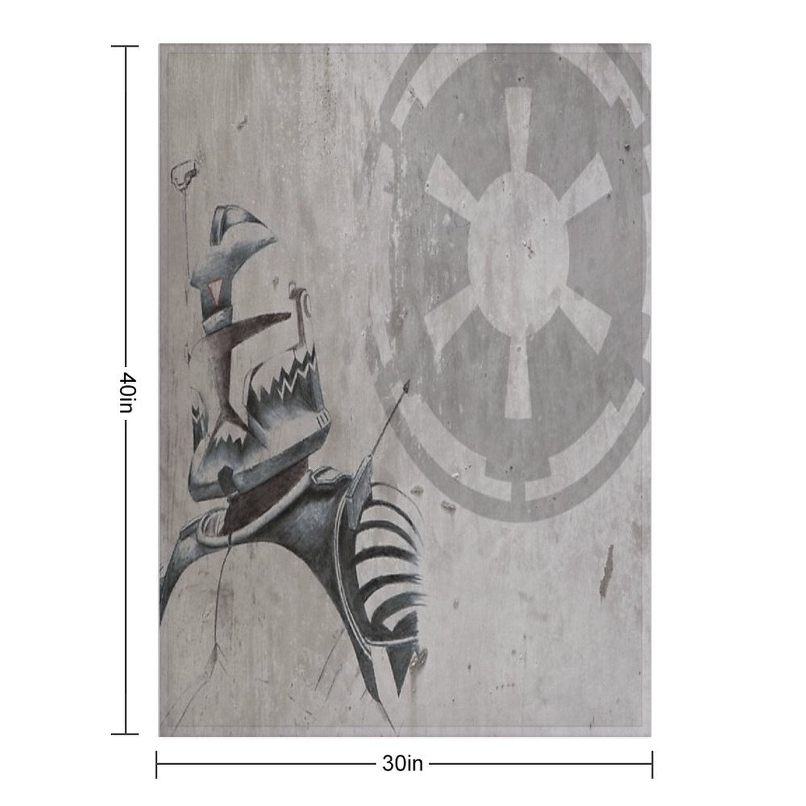 Clone Solder Multi-functional Throw Blanket