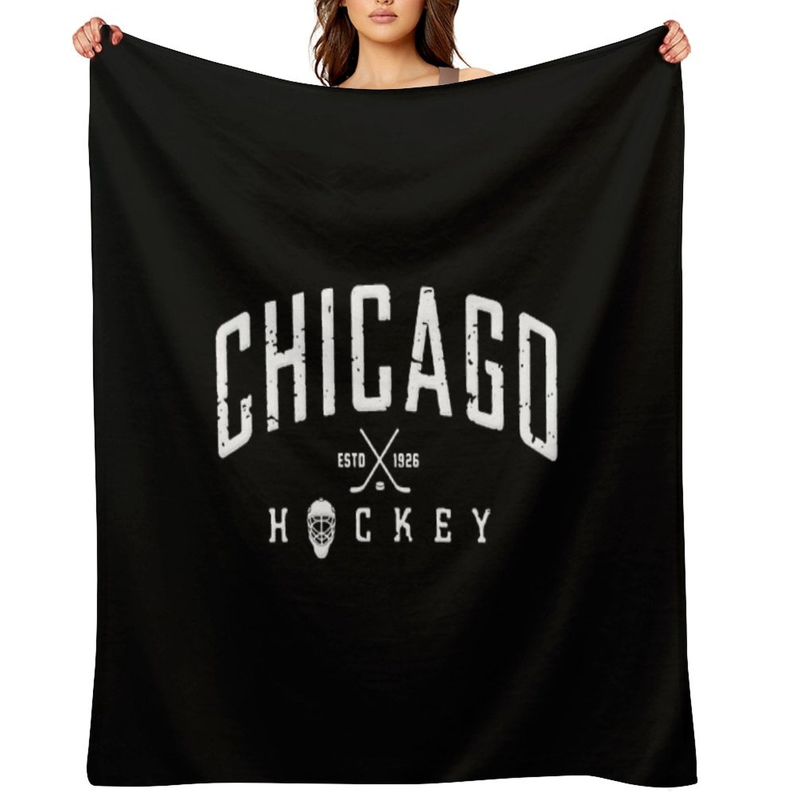 Chicago Blackhawks Hockey Velvety-soft Throw Blanket
