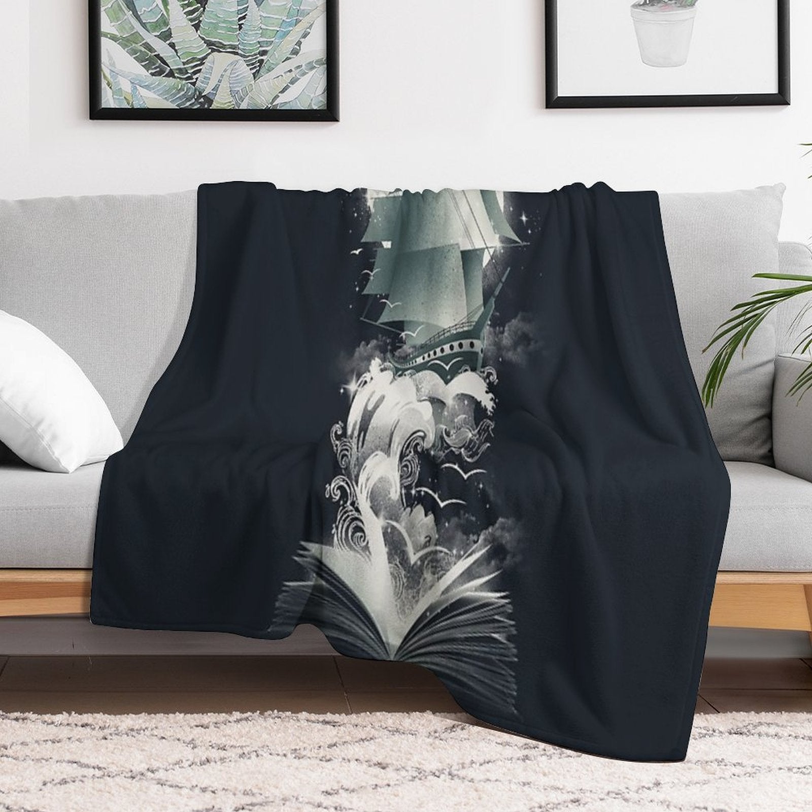 Book of Adventures Durable Throw Blanket