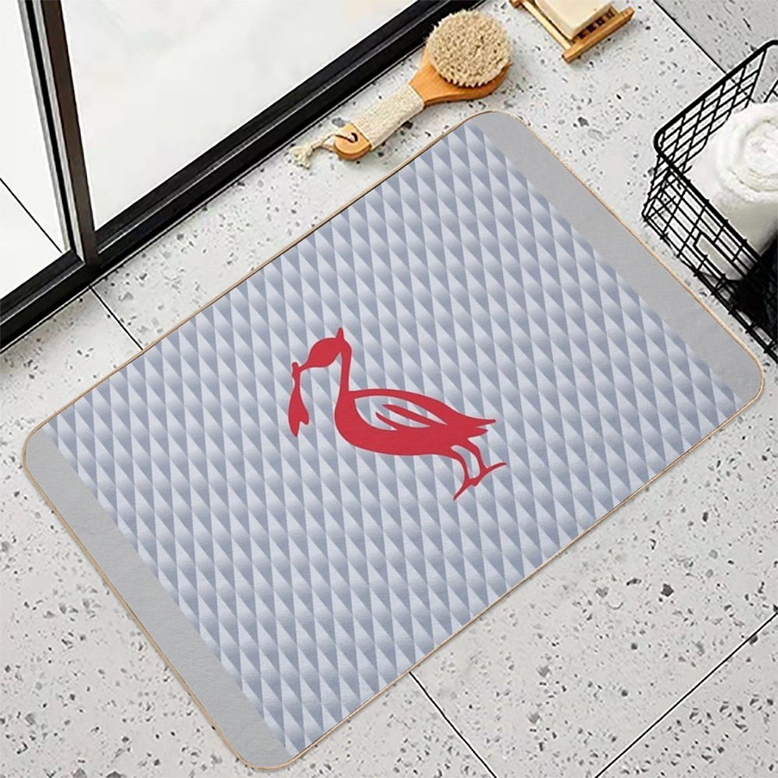 Retro Liverpool  Absorbent Bath Mat