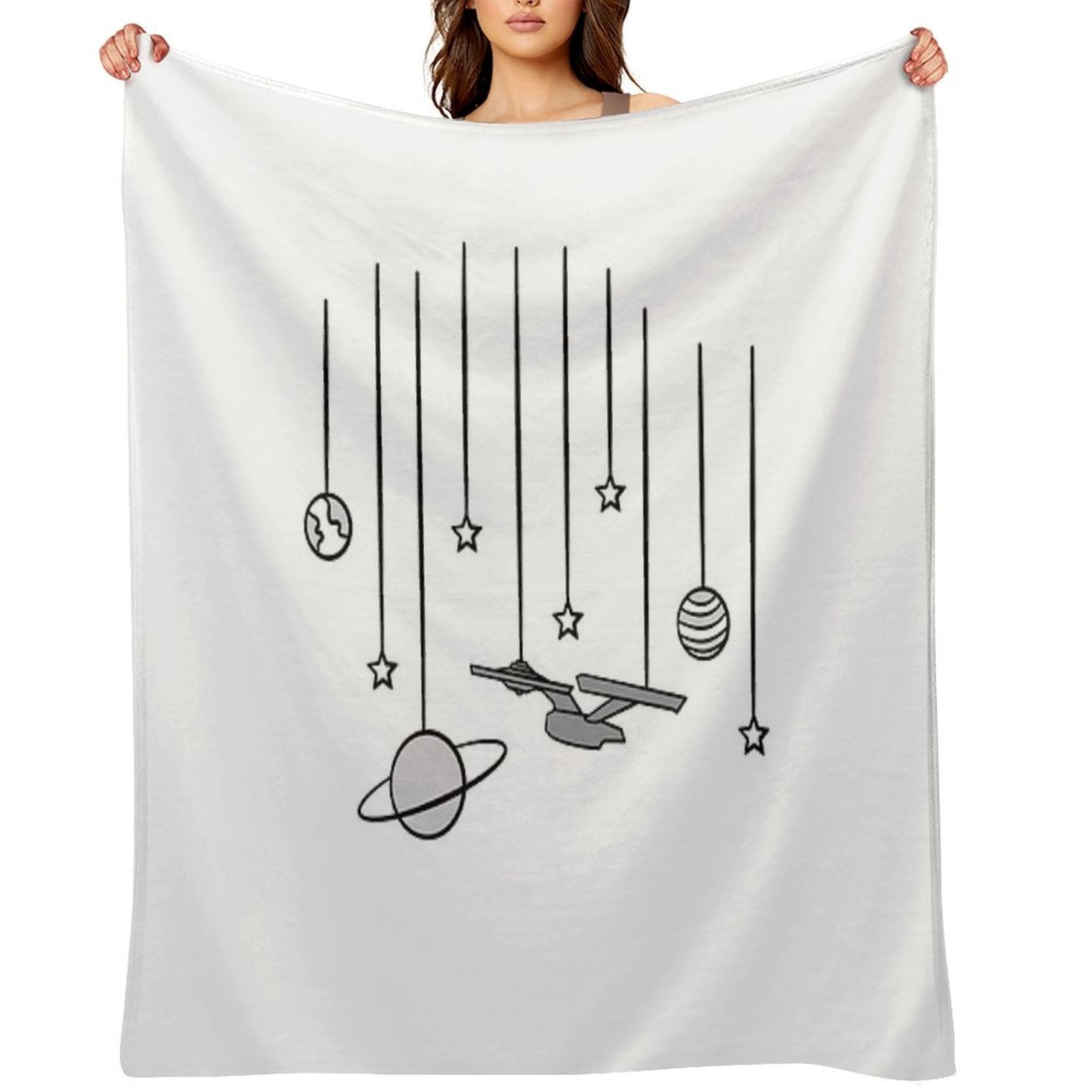 Star Trek USS Enterprise Multi-functional Throw Blanket