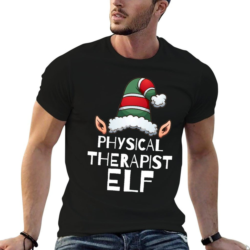 Physical Therapist Elf Funny Christmas Holidays Xmas  Affordable Price T-Shirt