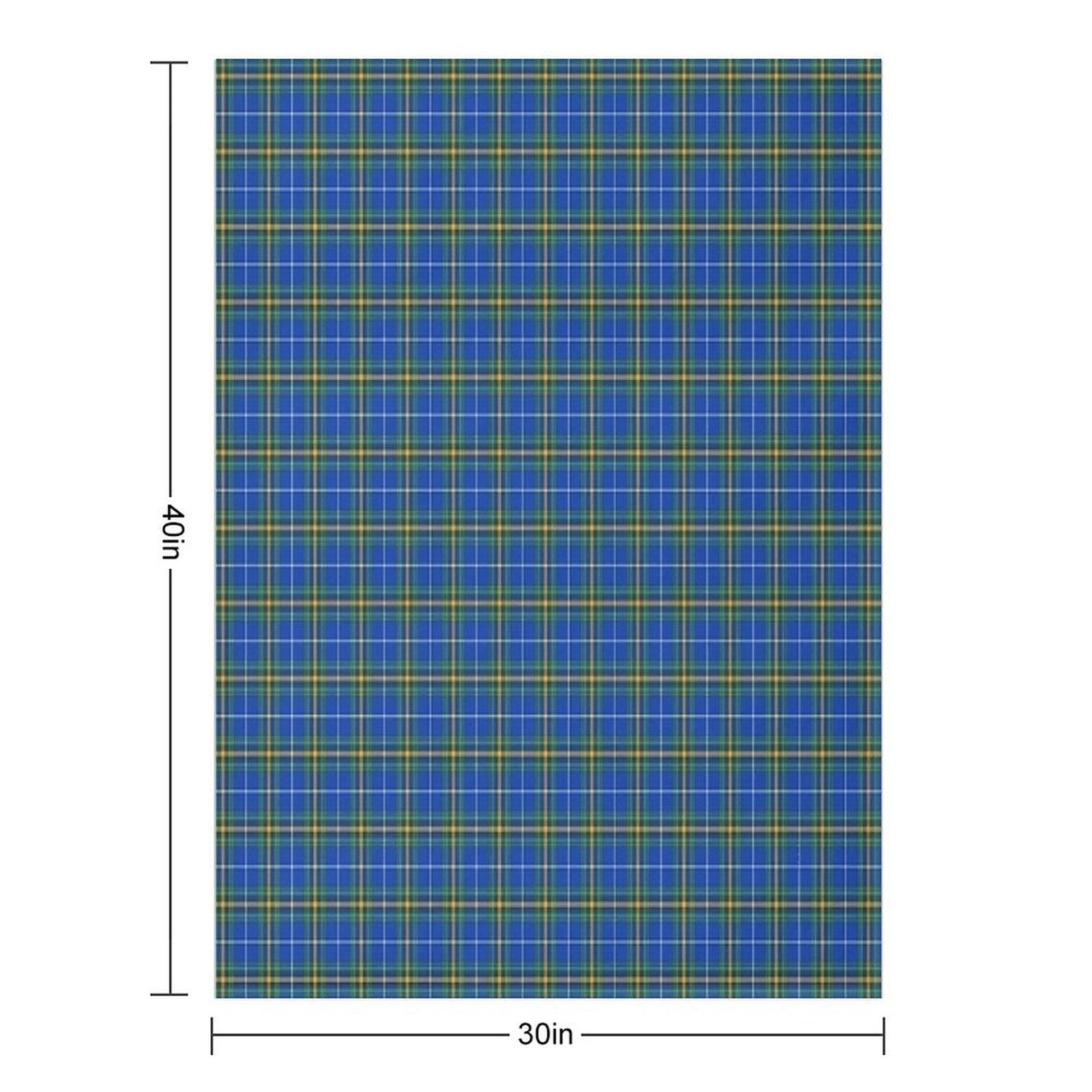 Province of Nova Scotia Tartan Comfort Throw Blanket