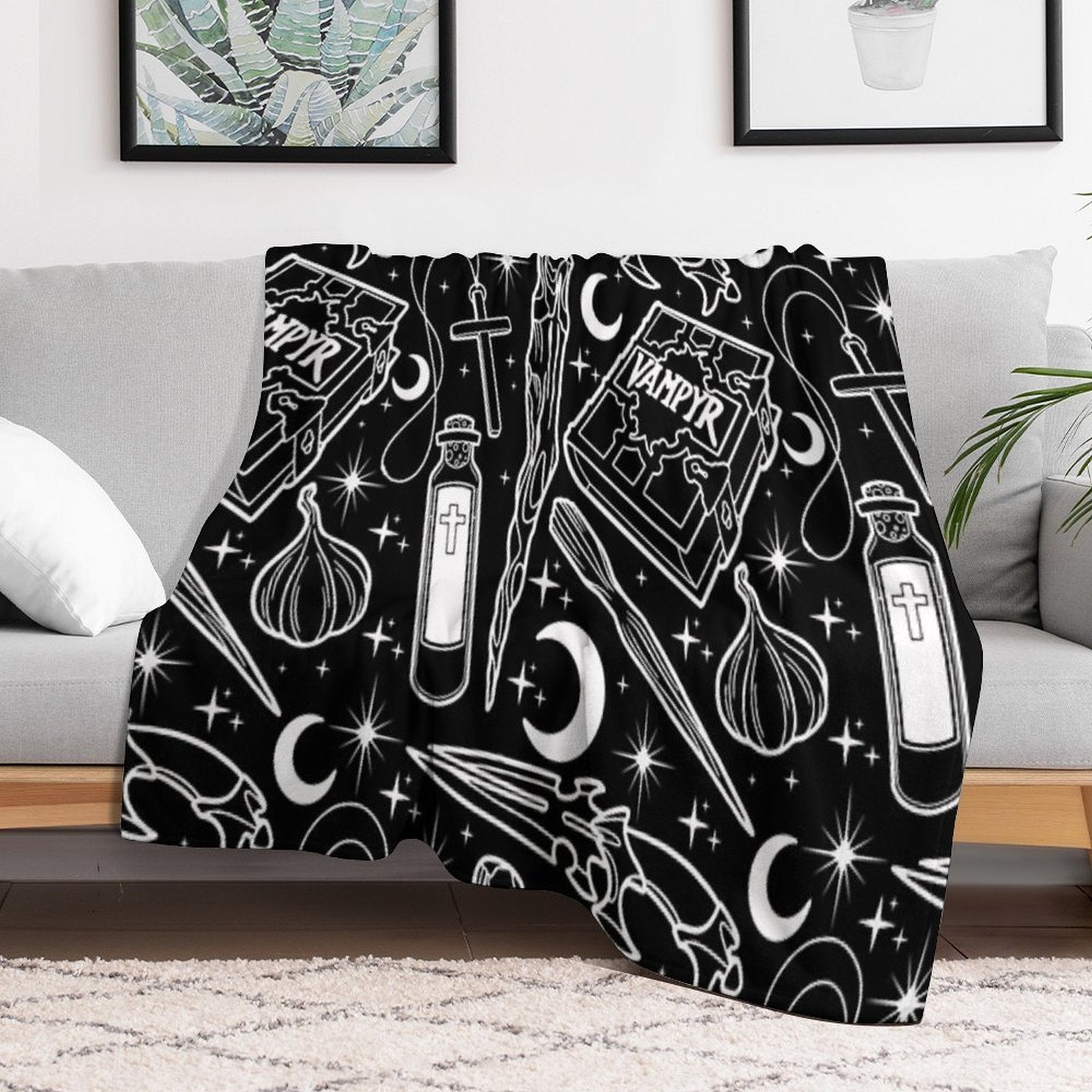 Buffy The Vampire Slayer Weapons Velvety-soft Throw Blanket