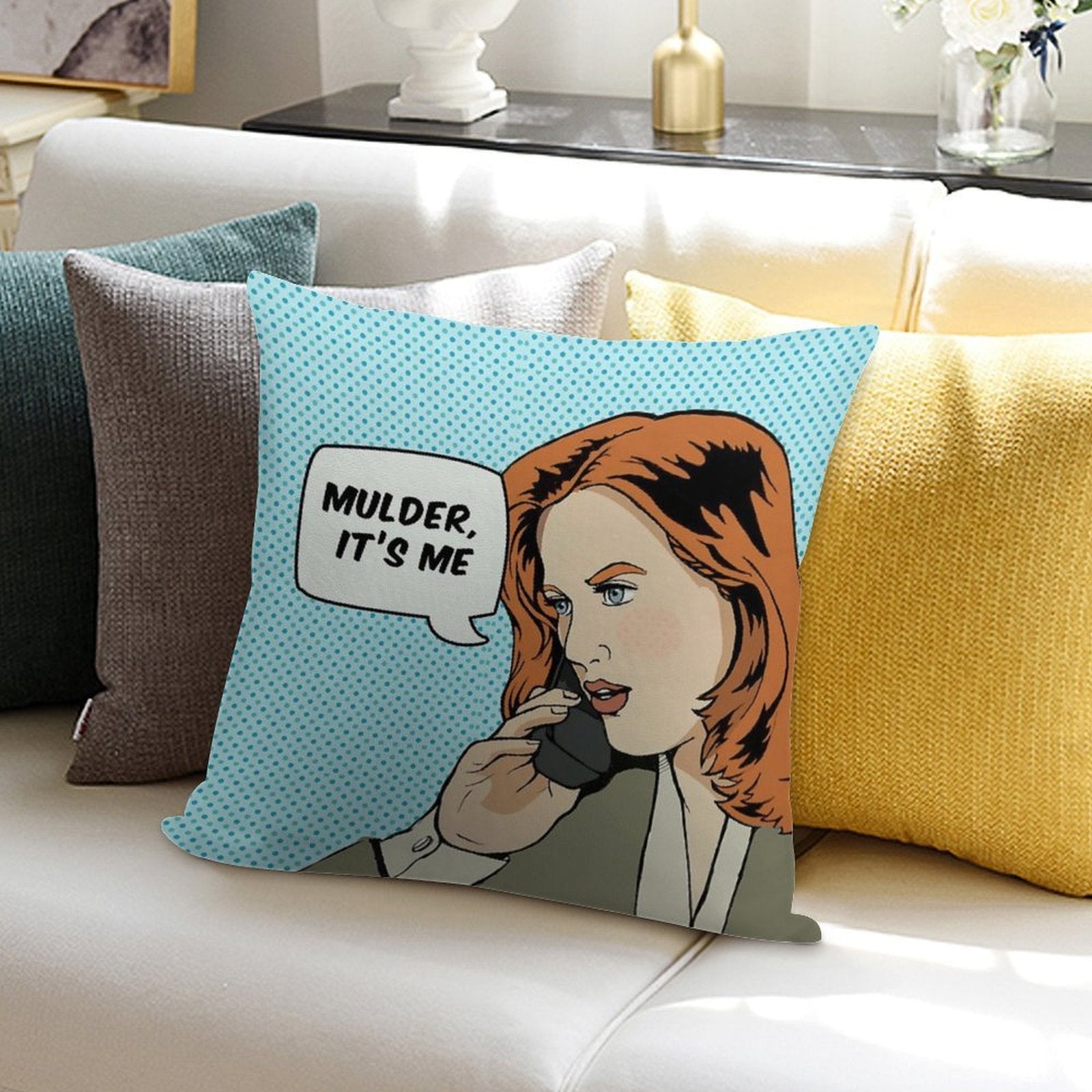 Pop Scully Soft High-Density Material Throw Pillow