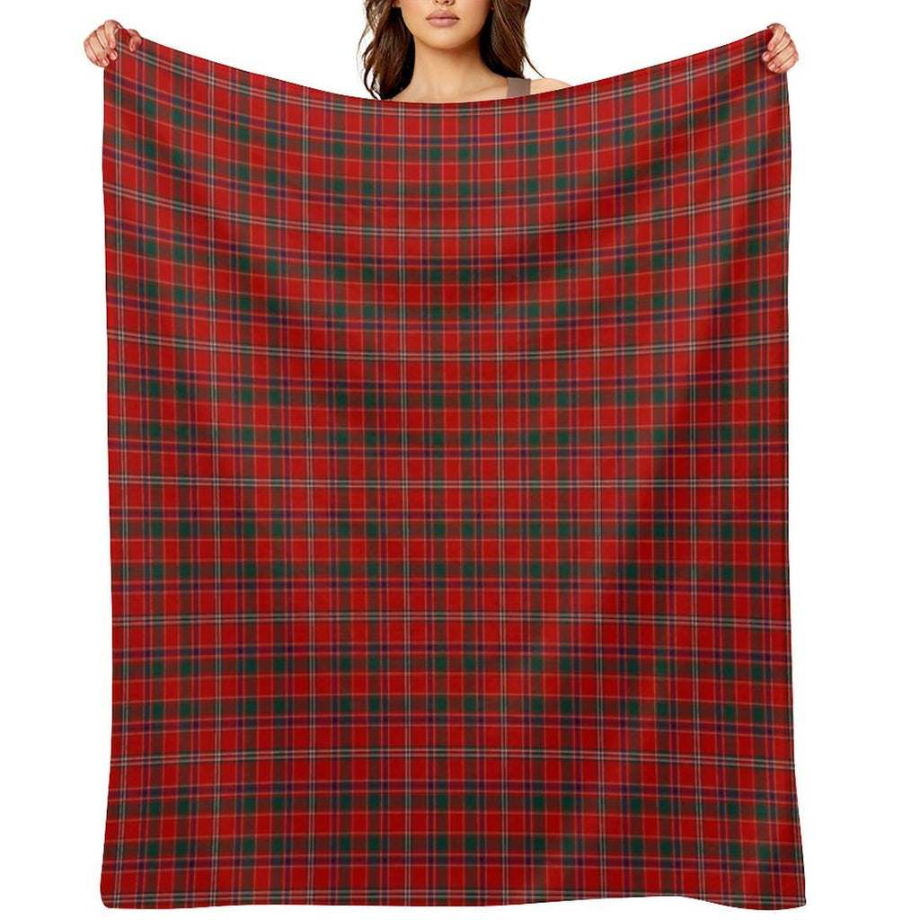 Clan Munro Tartan Machine-washable Throw Blanket