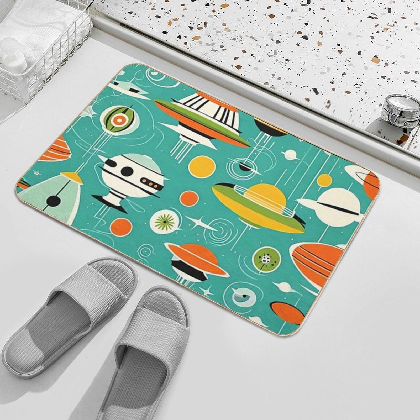 Atomic Bombs  Eco-Friendly Bath Mat