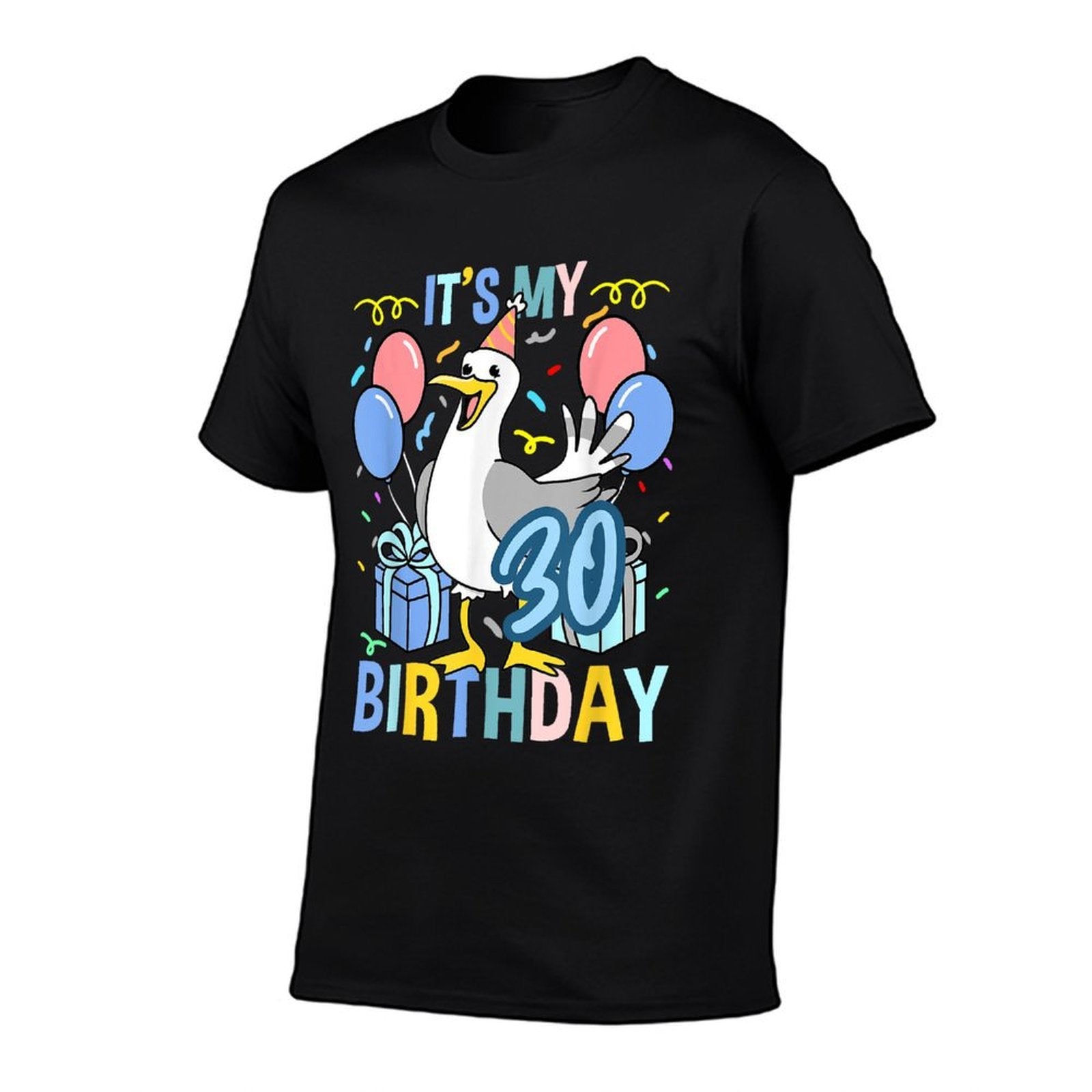 Its My 30th Birthday Seagull  Polyester Blend T-Shirt
