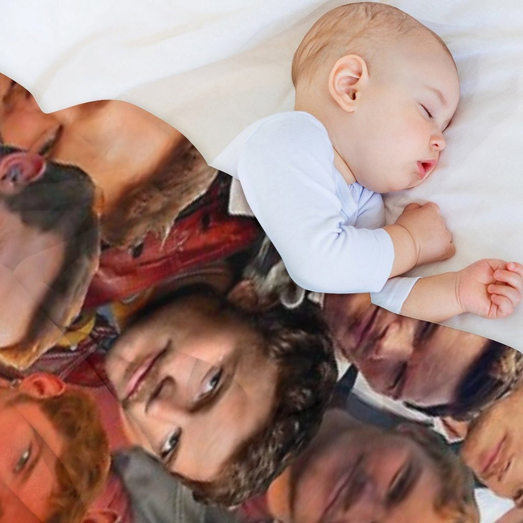 Chris Pratt Photo Collage Versatility Throw Blanket