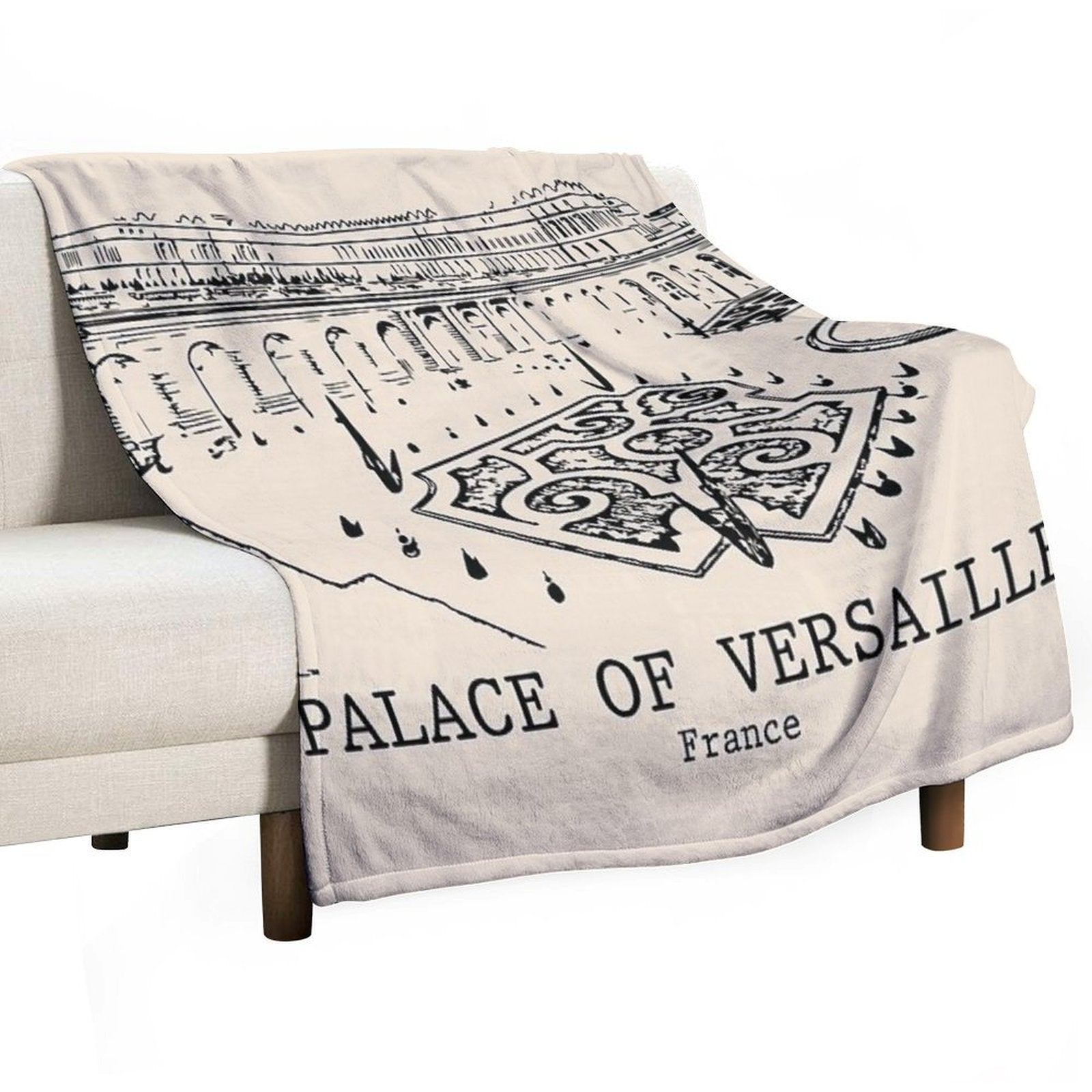 Palace of Versailles - France Shrink-resistant Throw Blanket