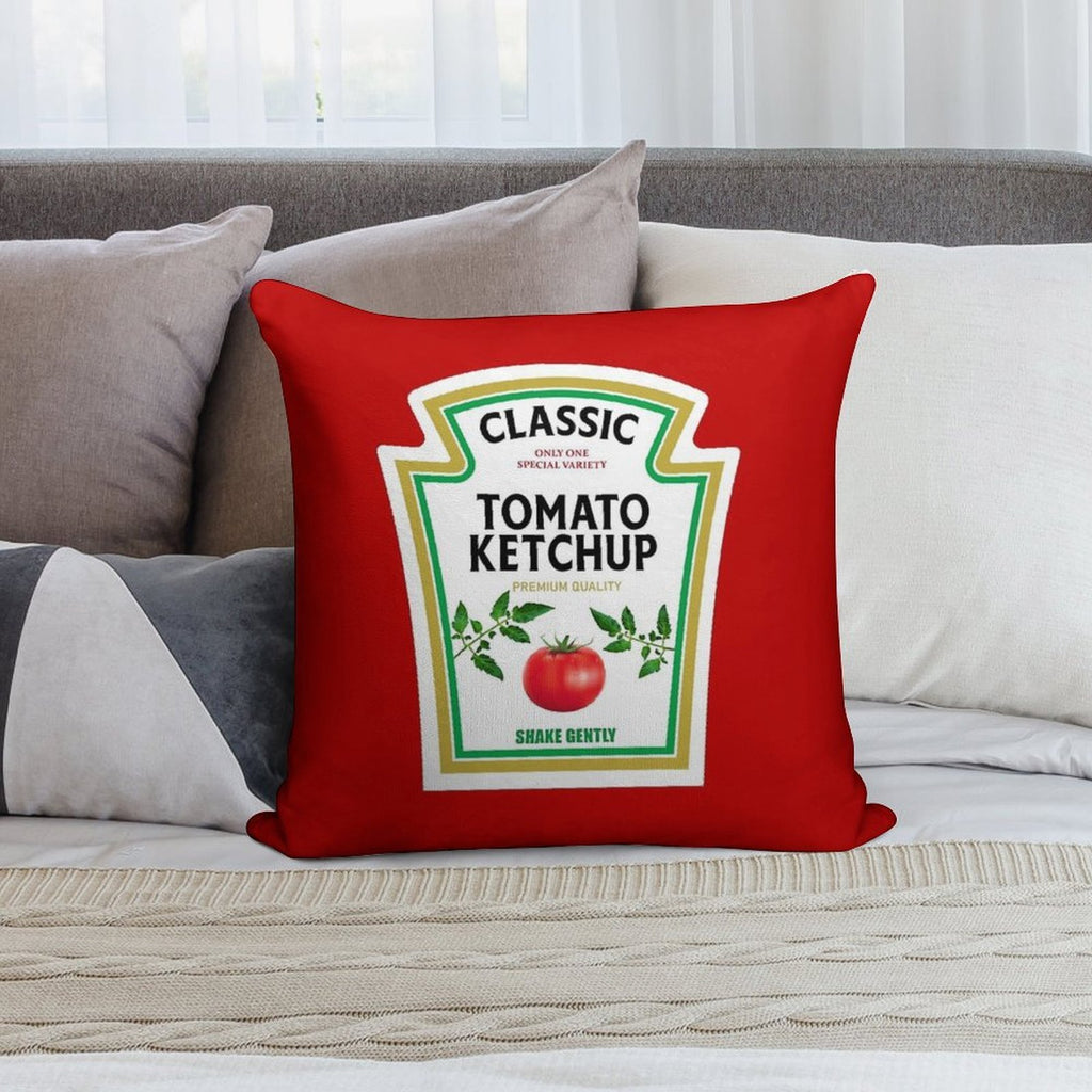 Ketchup Halloween 2023 Costume Family Group Matching Couple Mustard Mayo Soft Gift Ready Throw Pillow