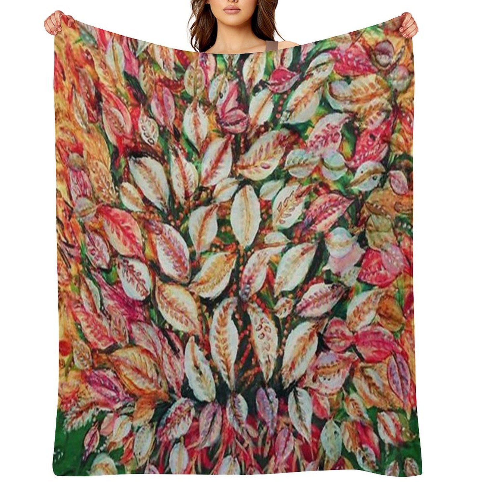 Favourite Artist - Seraphine Louis - Feuilles Comfort Throw Blanket