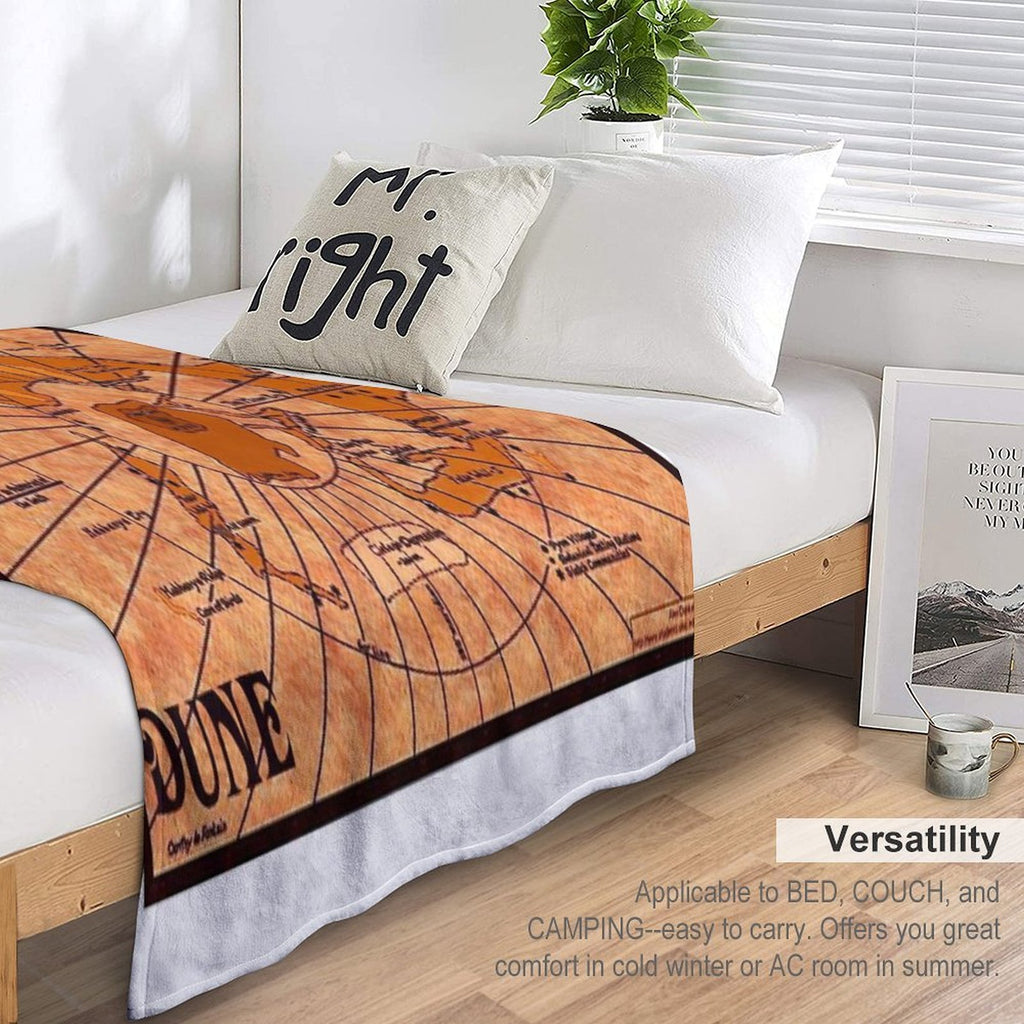 DUNE Map Premium Throw Blanket
