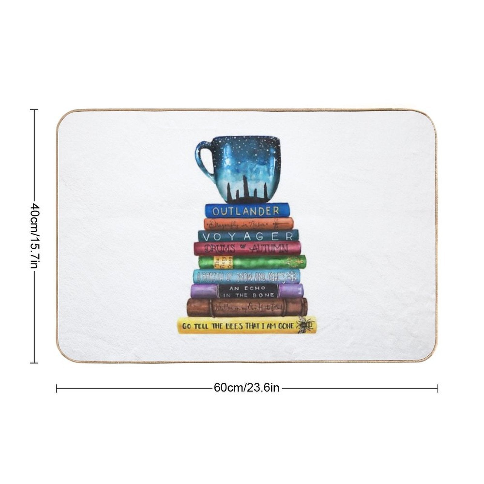 Outlander Lover  Stain-Proof Bath Mat