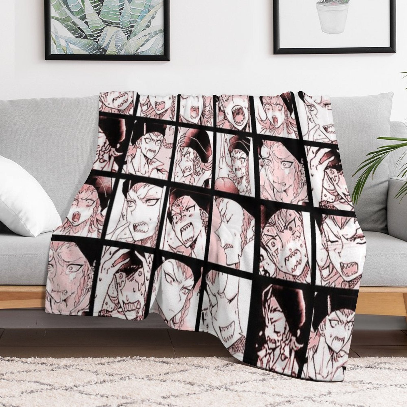 Kazuichi Manga Collection (Colored) Quick-dry Throw Blanket