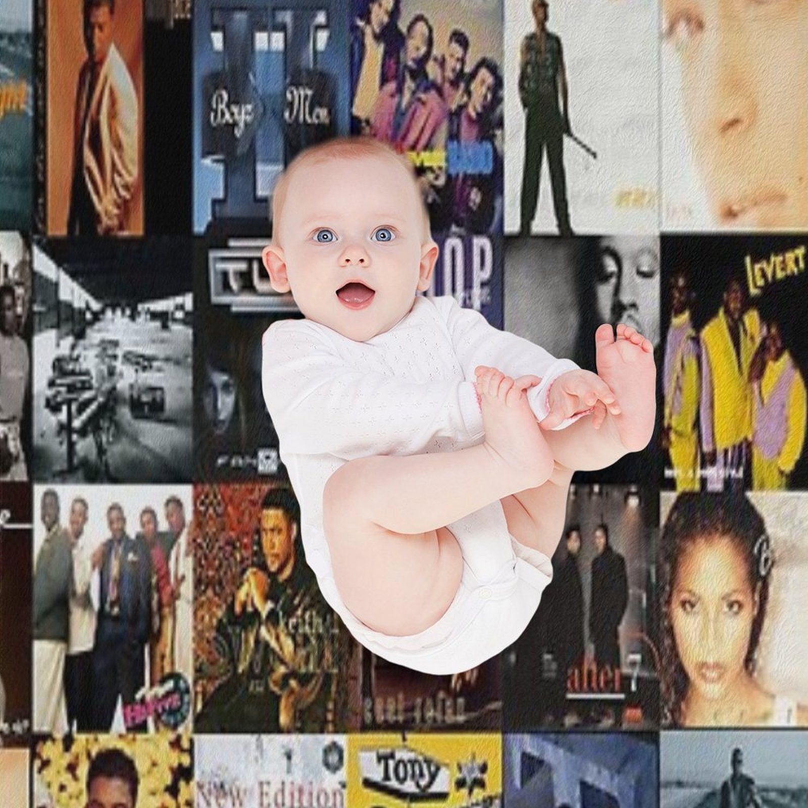 90s R&B Classics Deluxe Durable Throw Blanket