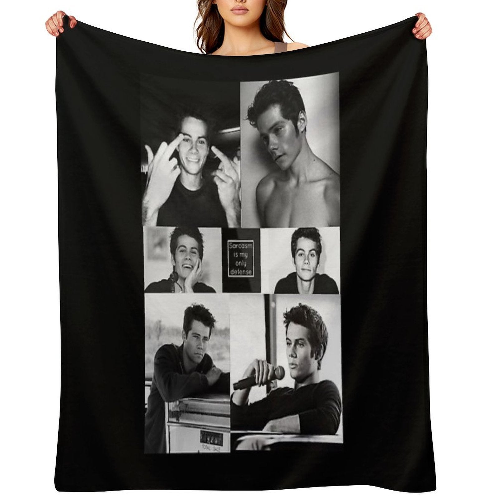 Dylan O'Brien Sustainable Throw Blanket