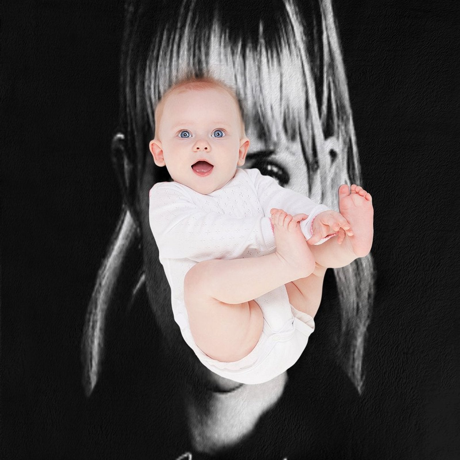 Angèle - Portrait Durable Throw Blanket