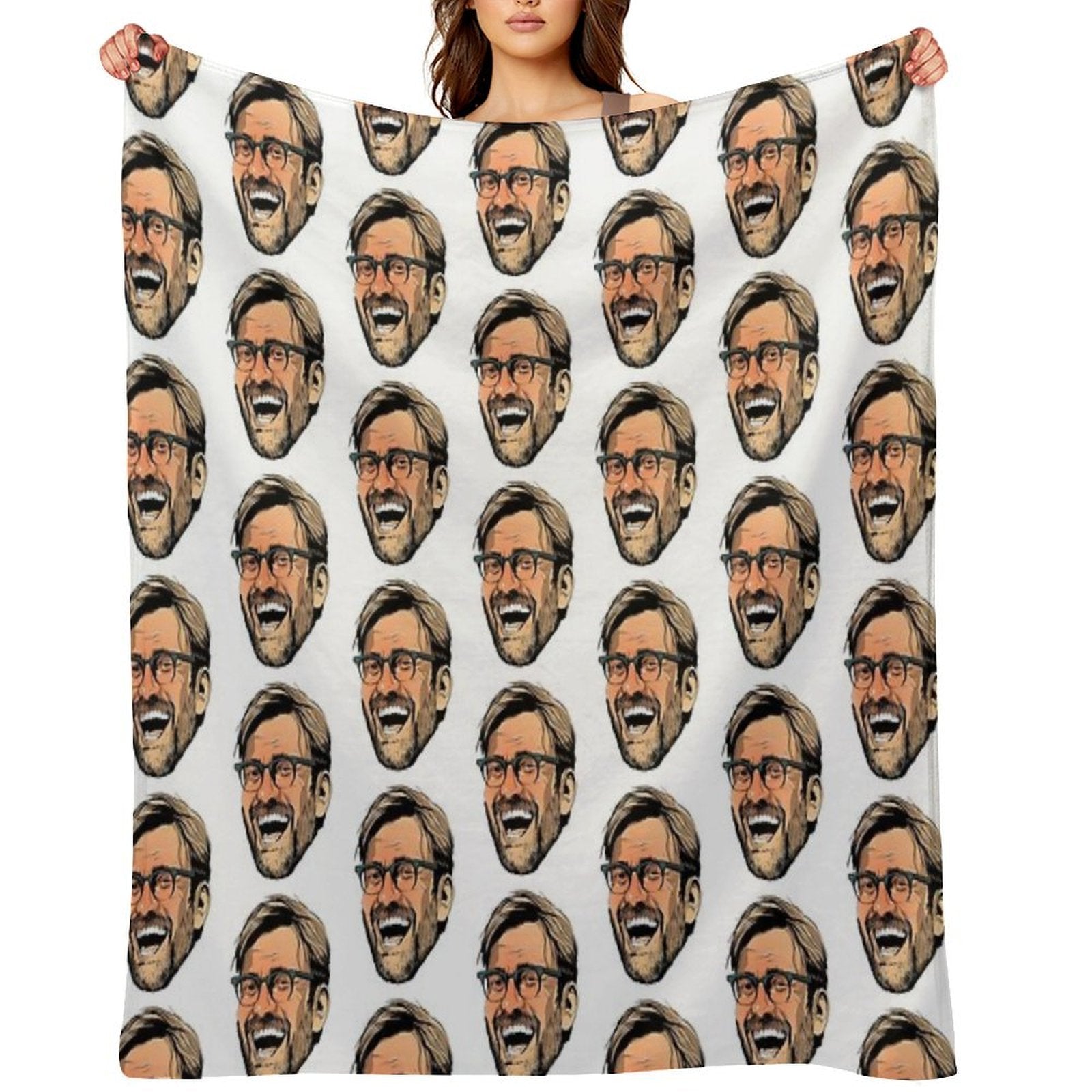 Delirious Klopp Machine-washable Throw Blanket