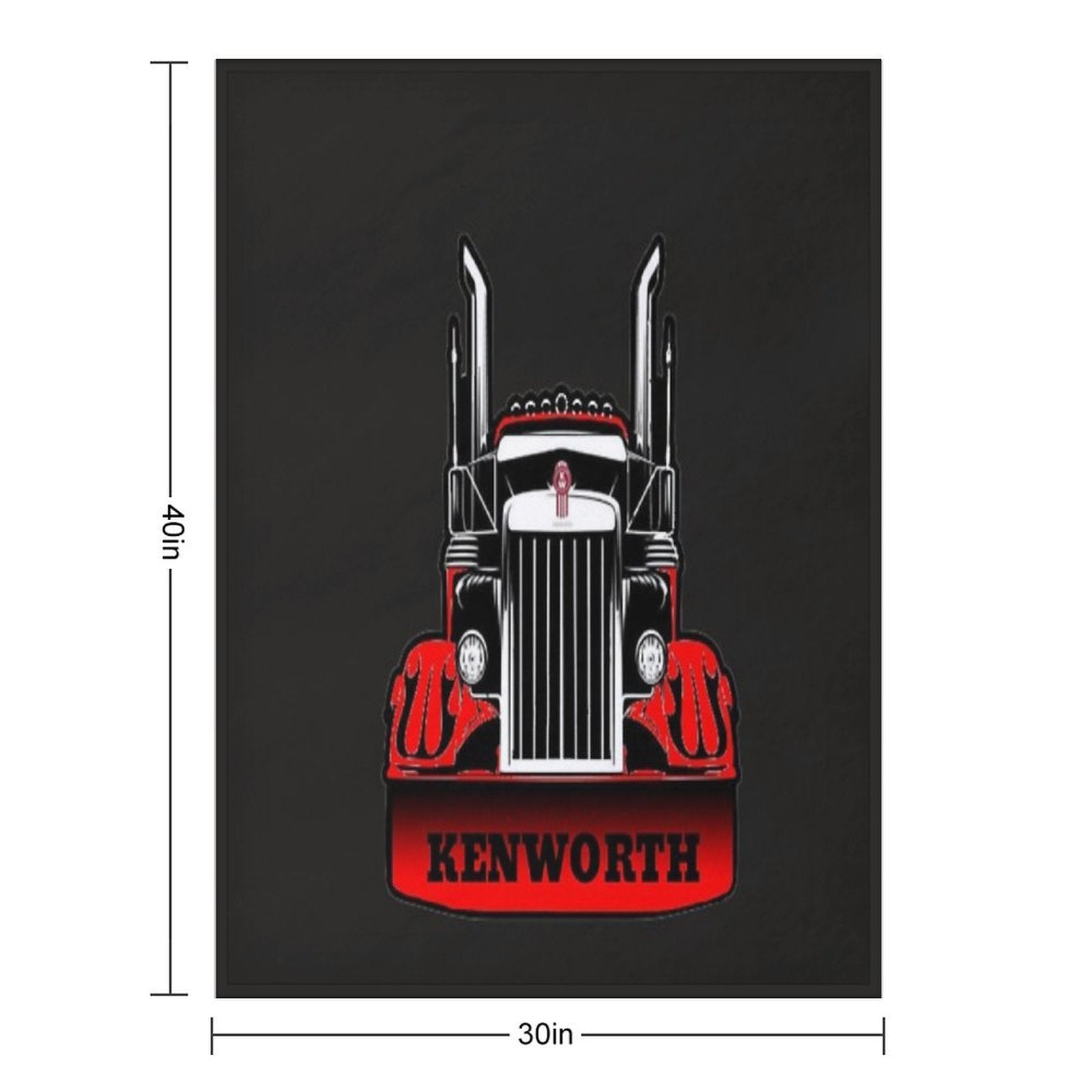 Kenworth Premium Throw Blanket