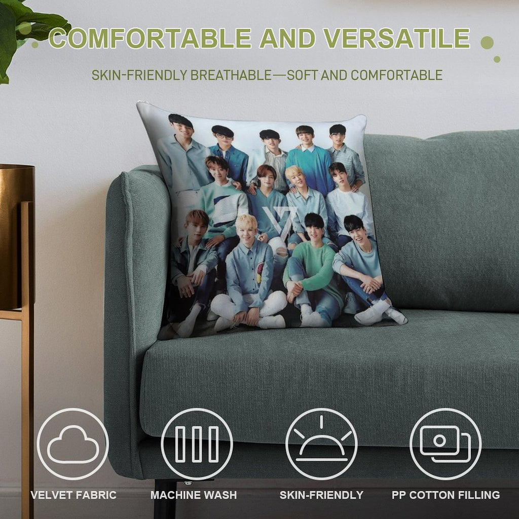 Seventeen Soft Ultra-Soft Texture Throw Pillow