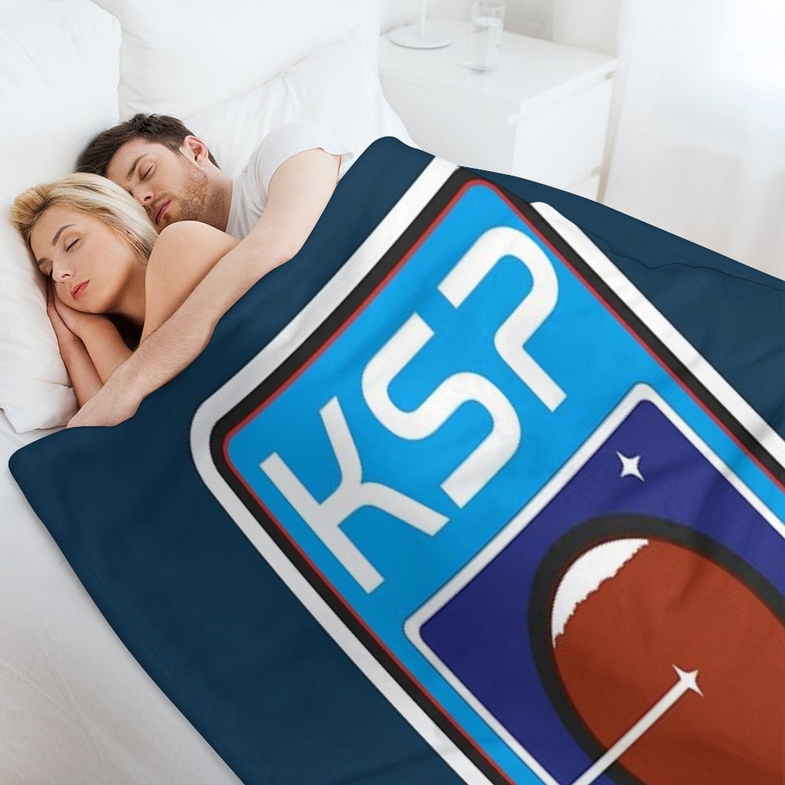 Kerbal Space Program  Duna Badge Compact Throw Blanket