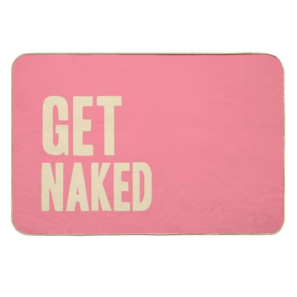 Get Naked - Pink And Peach  Toxin-Free Bath Mat
