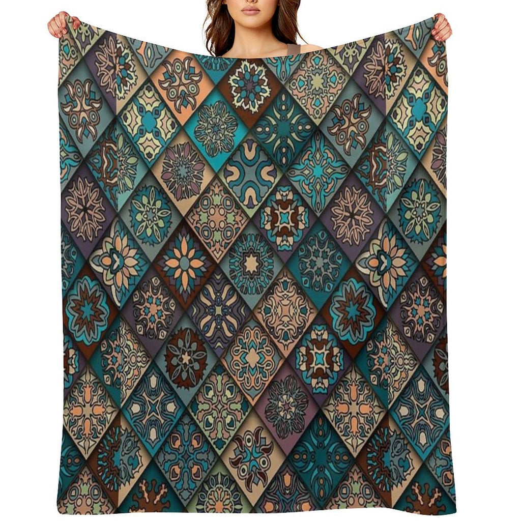FLOWERS CLASSIC 2 Premium Throw Blanket