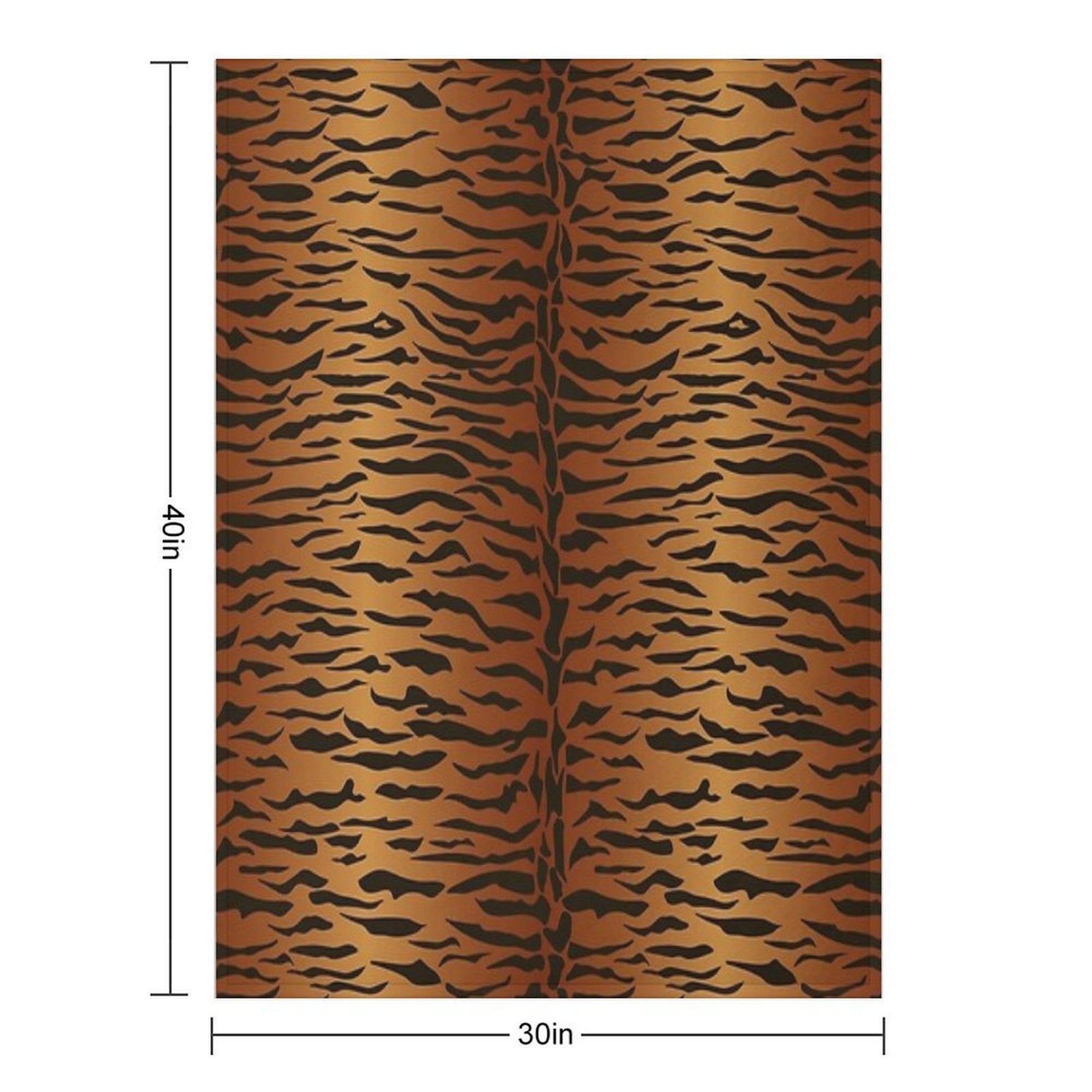 Tiger Animal Print Lightweight Throw Blanket
