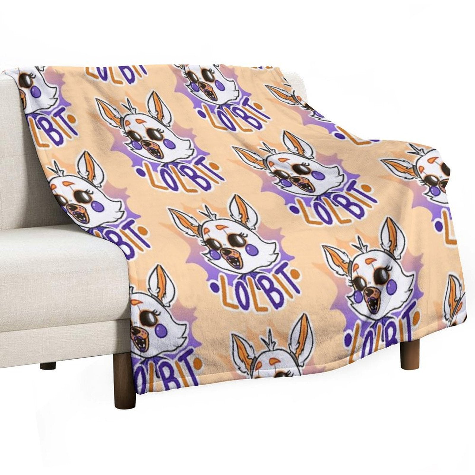 FNaF Lolbit Durable Throw Blanket