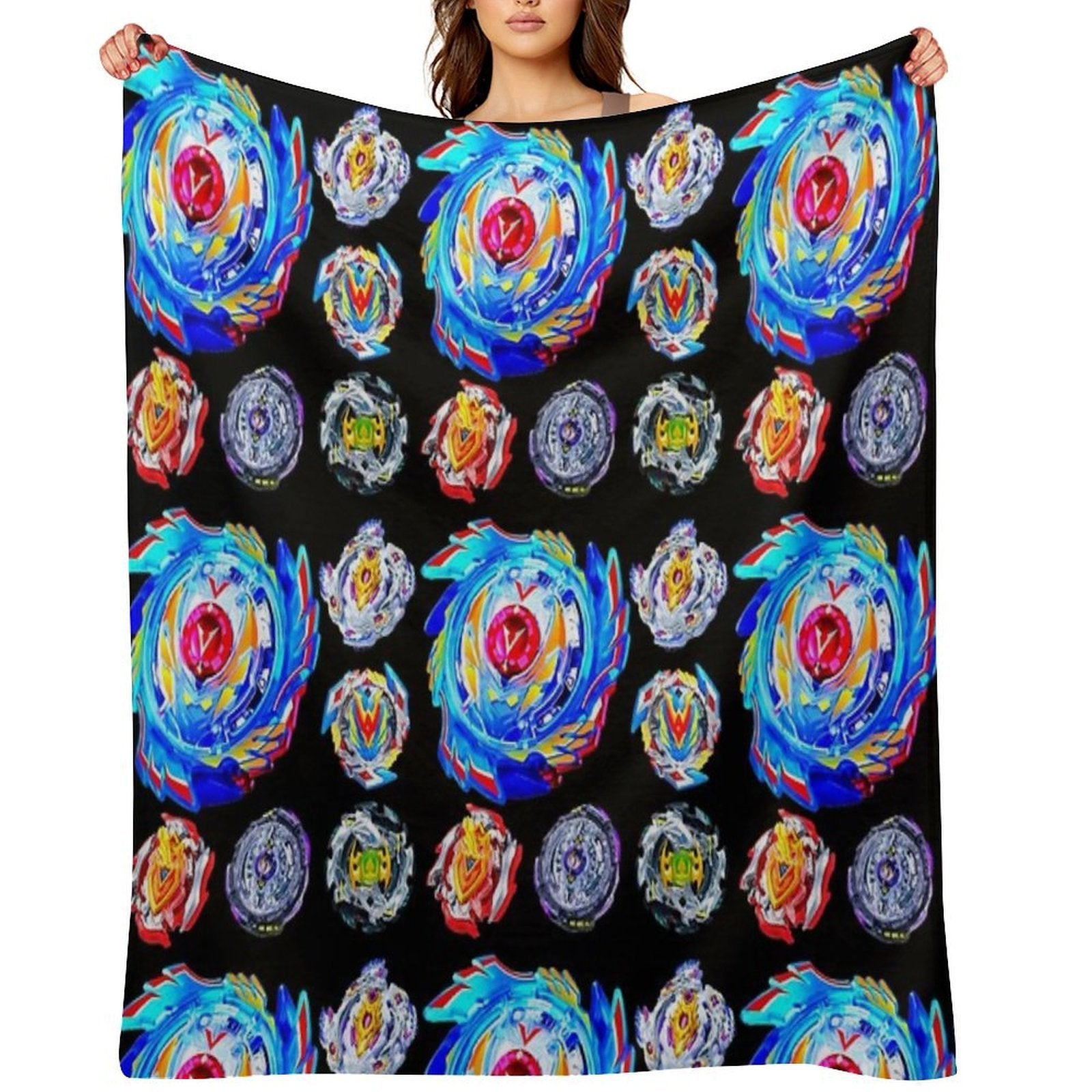 Beyblade Velvety-soft Throw Blanket