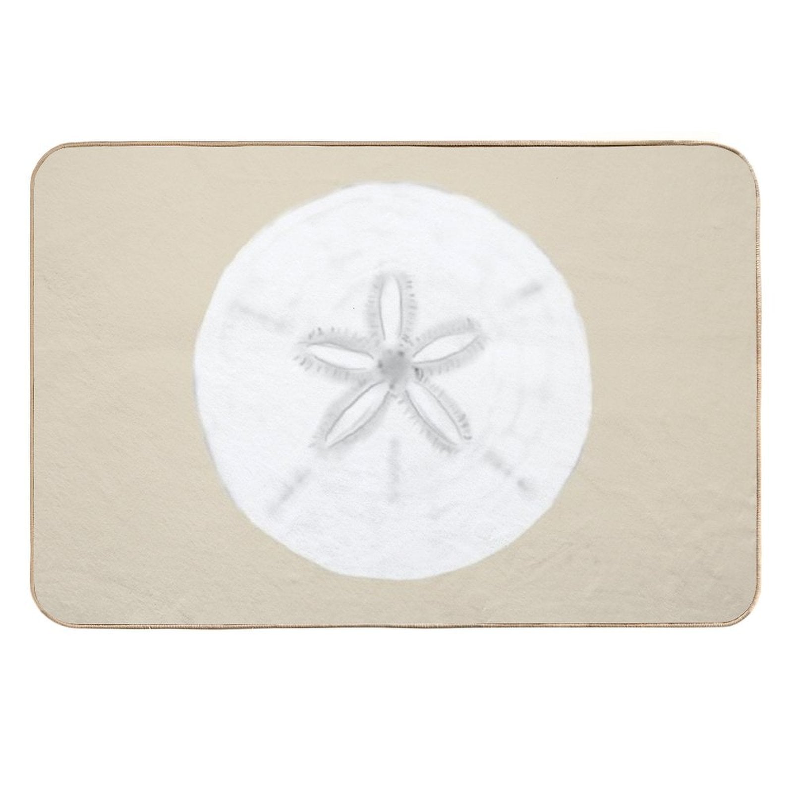 Sand Dollar  Easy Maintenance Bath Mat