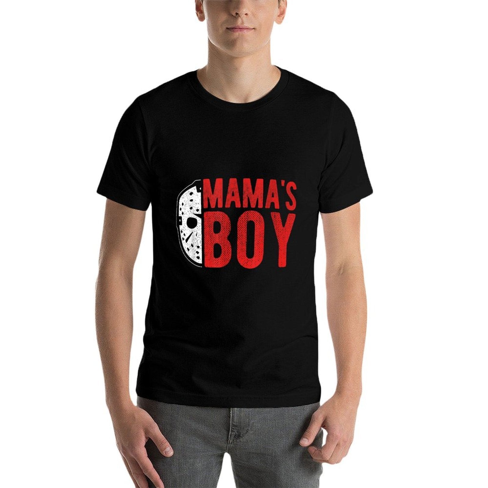 MAMAS BOY Horror Movie Fan  Relaxed-fit T-Shirt