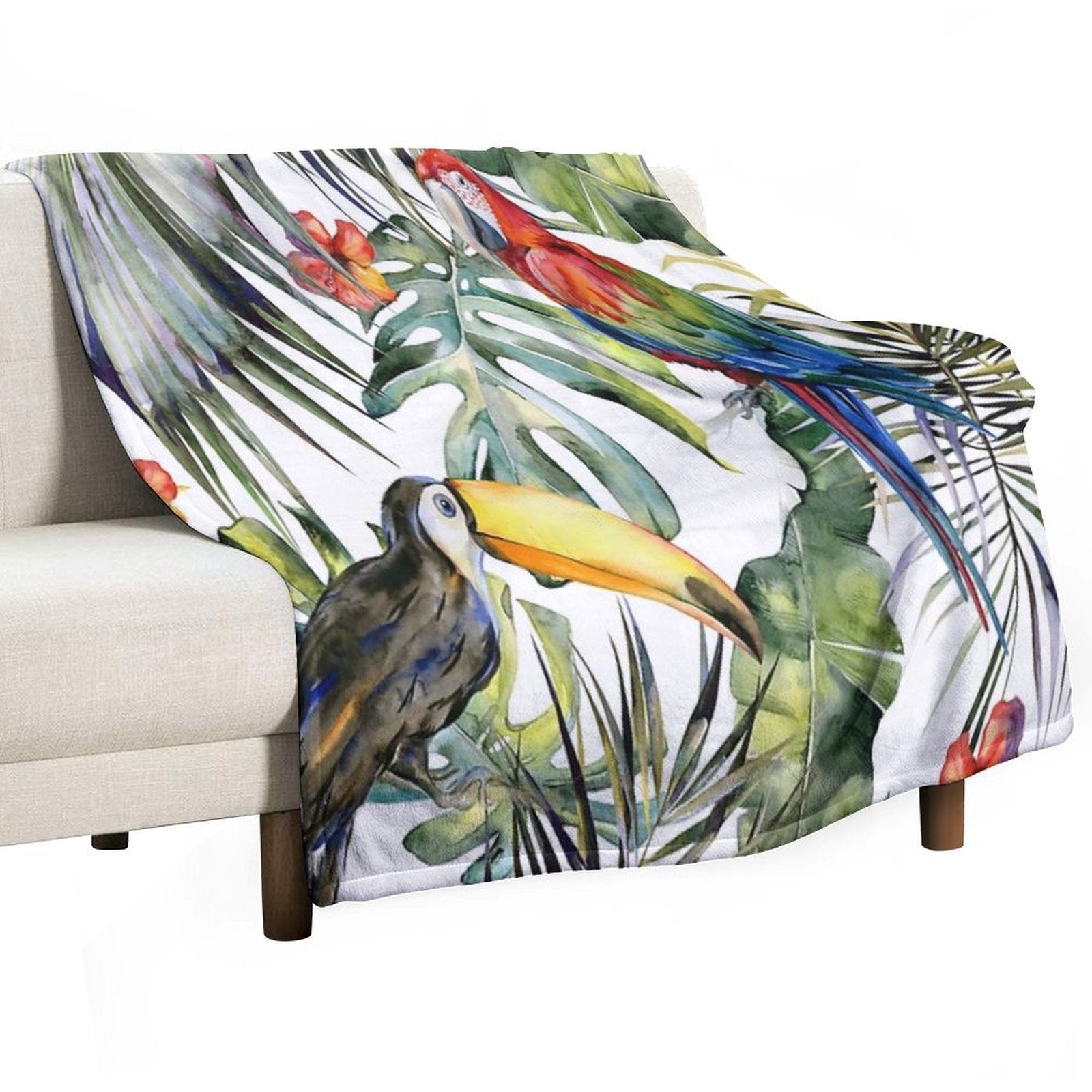 TROPICAL JUNGLE Versatility Throw Blanket